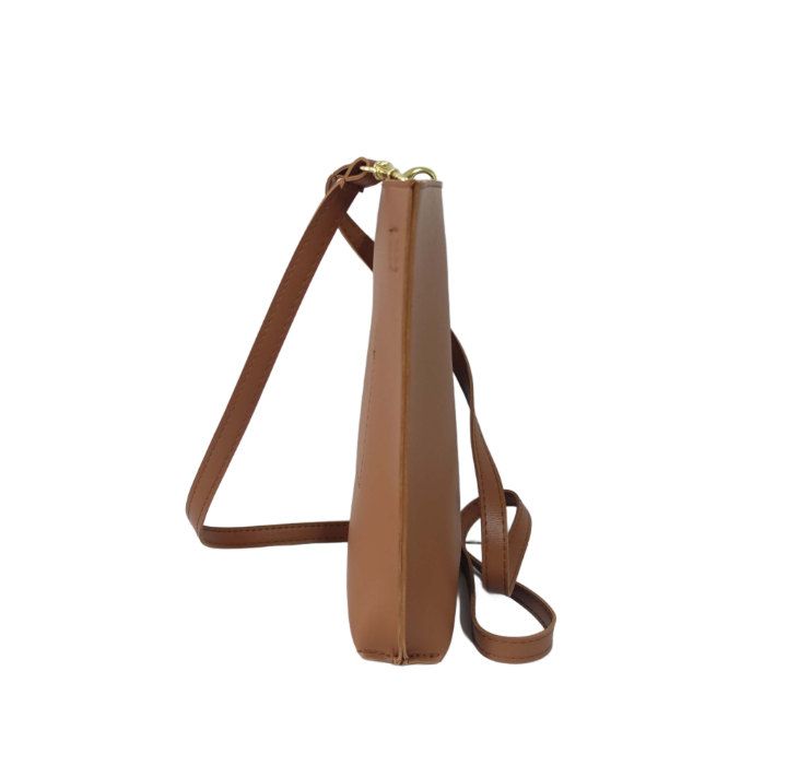 кожаная маленькая сумка через плечо для телефона микросумка мини-сумка с кожаным ремешком_4